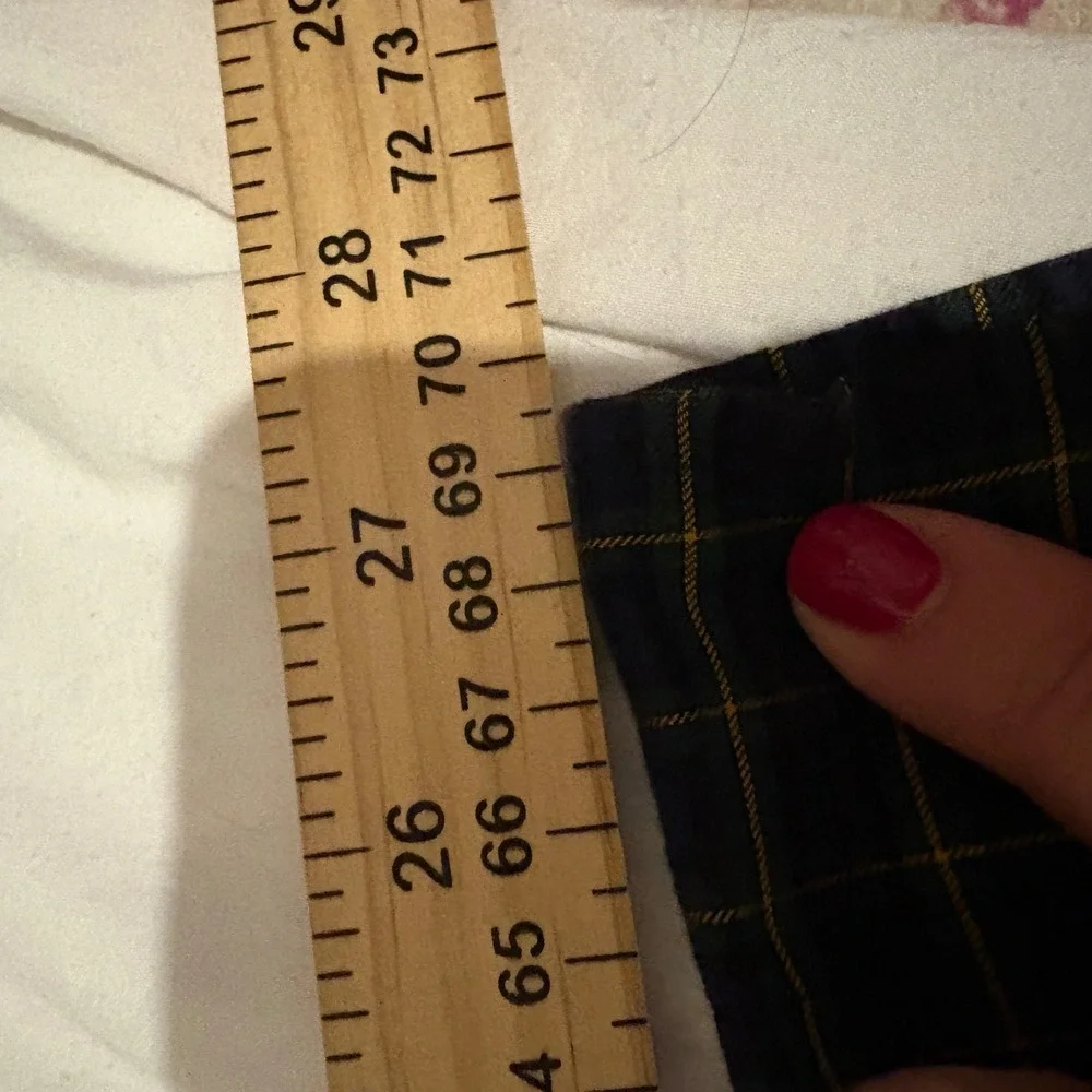 Ralph Lauren Mens 2XLT Button Down Shirt Blue Green Plaid‎ Tall Long Sleeve - Picture 8 of 8